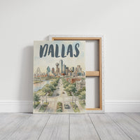 Dallas in Watercolor