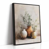 Whispers of Olive: Ceramic Trio in Harmony