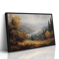 Autumn Valley Between Leather Spines