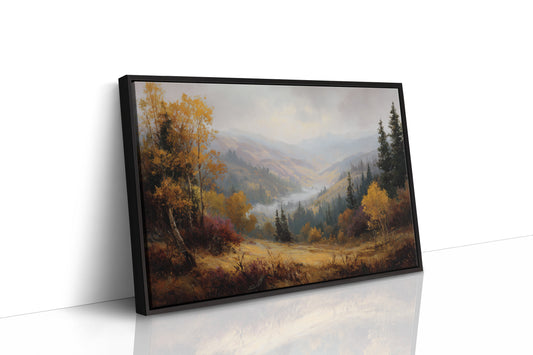 Autumn Valley Between Leather Spines