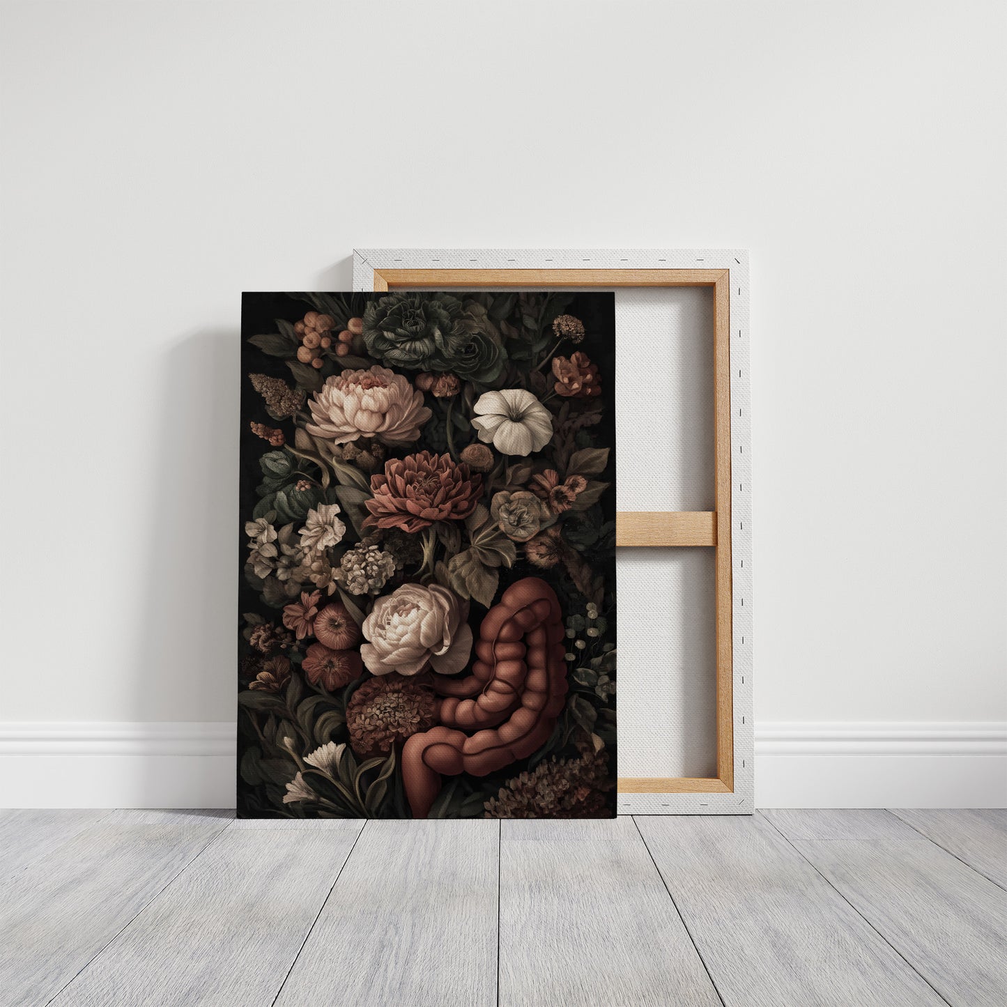 Velvet Blooms Against Midnight Walls