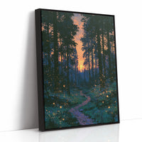 Fireflies at Dusk's Edge