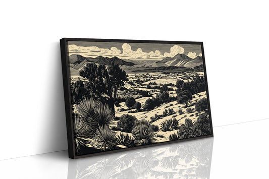 Desert Plains Dance With Mountains