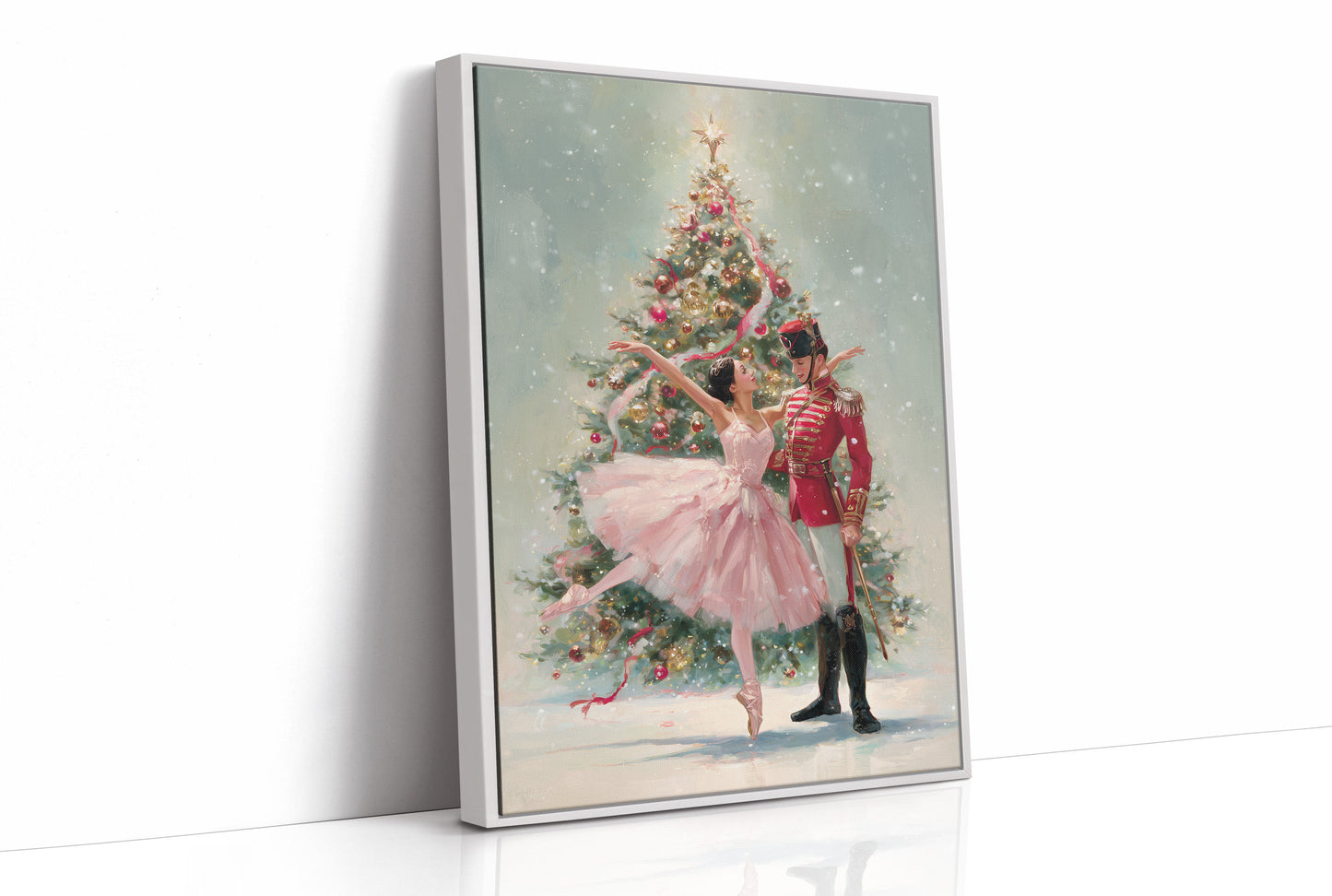 December's Dance Beneath Falling Snow