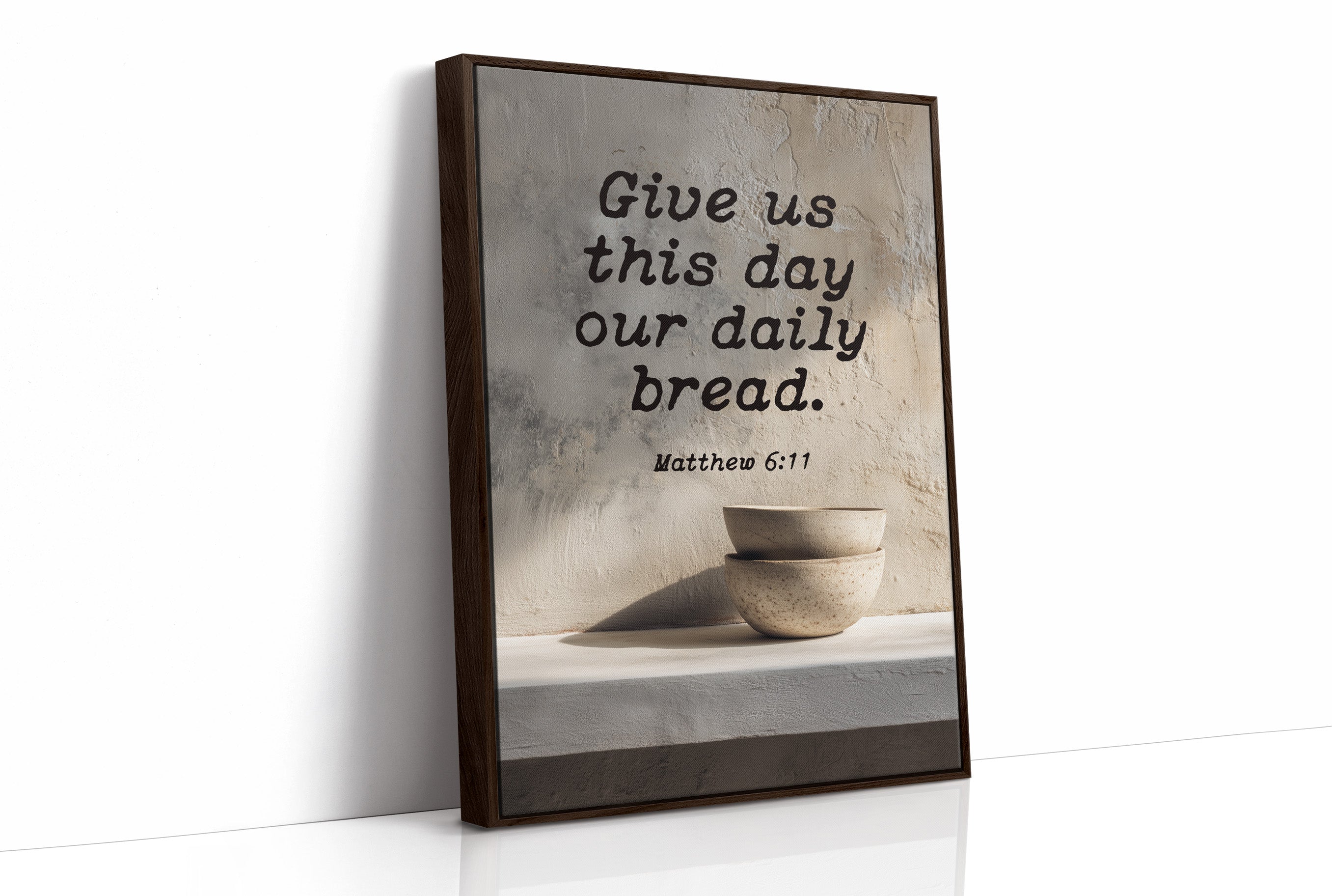 Morning Prayer On Rustic Wood