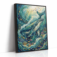 Ocean Giant: Watercolor Humpback Whale Study