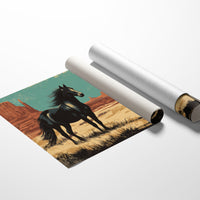 Midnight Stallion Claims Desert Throne
