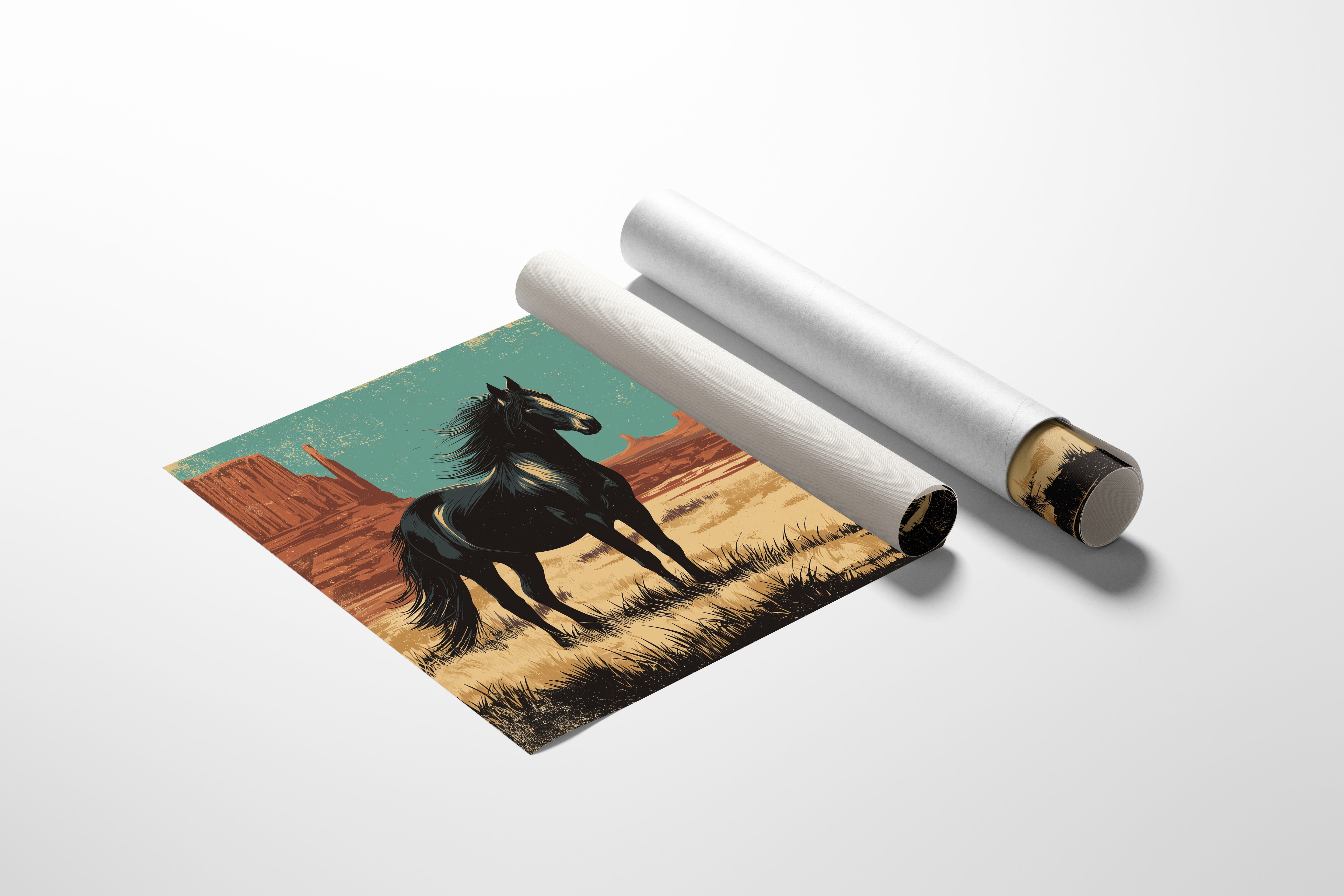 Midnight Stallion Claims Desert Throne