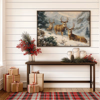 Winter Peaks Call The Deer Home