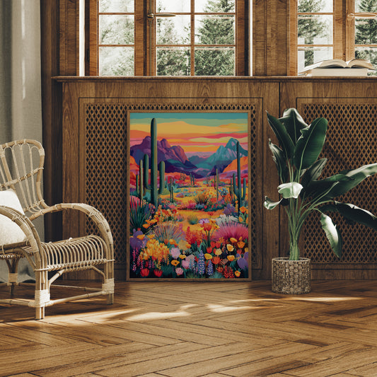 Wildflowers Paint The Desert Rainbow