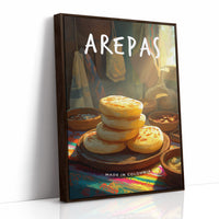 Golden Arepas In Morning Sunlight