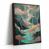 Golden Rain Falls On Turquoise Dreams