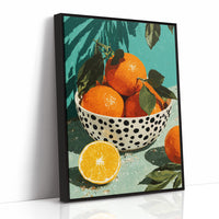 Oranges on a Teal Afternoon