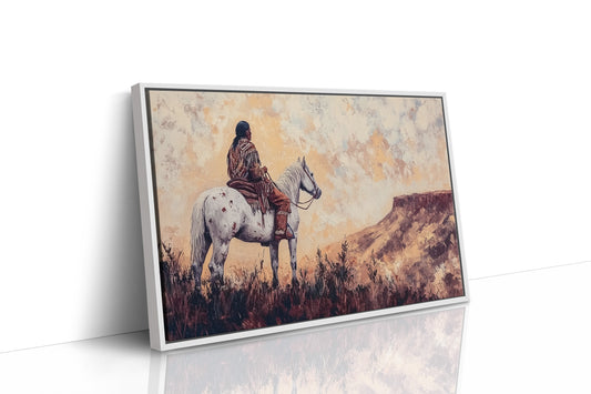 Twilight Scout Above Painted Mesa