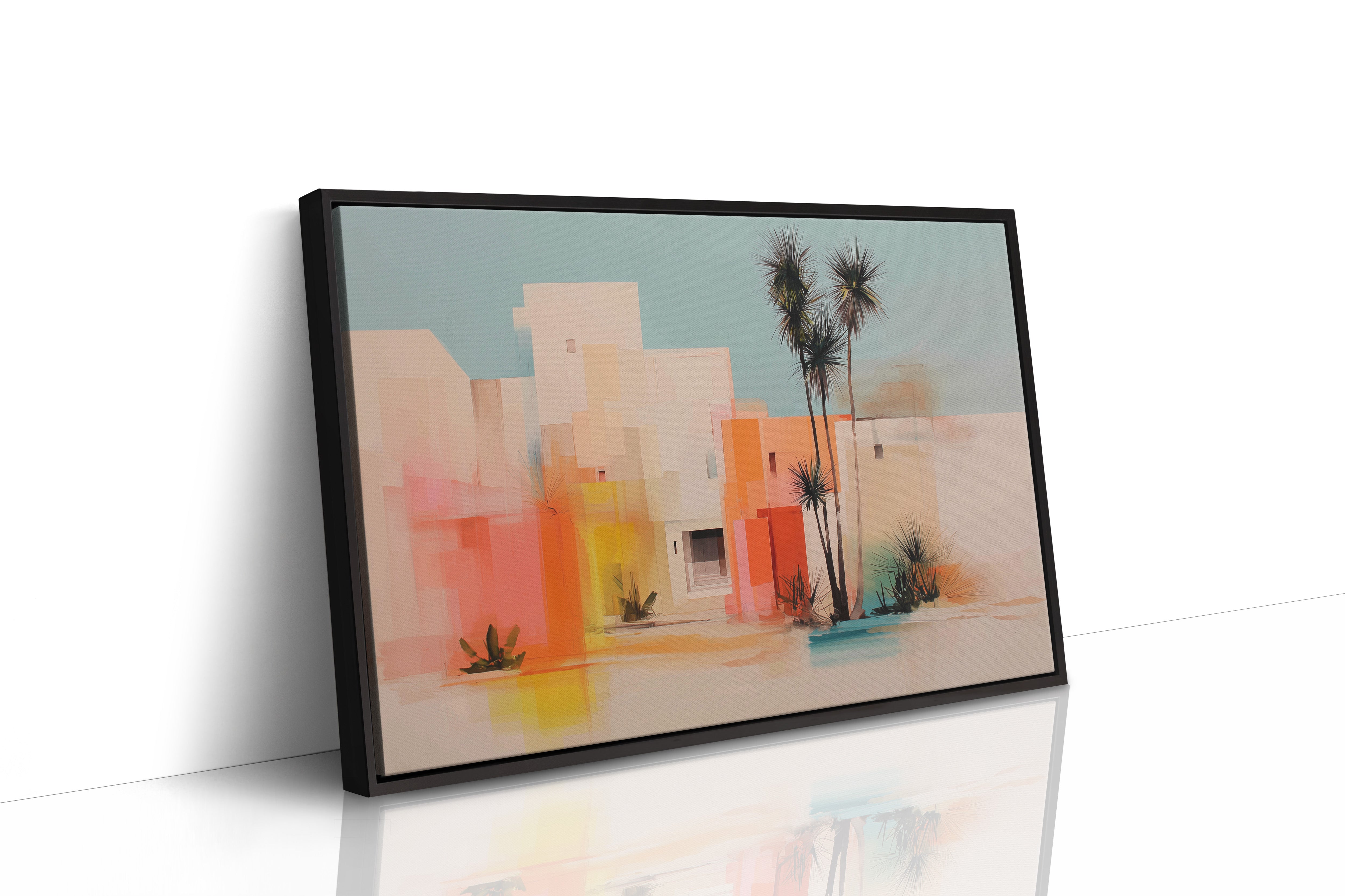 Palm Trees Dance Through Coral Cities