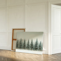 Evergreens Stand Their Winter Watch