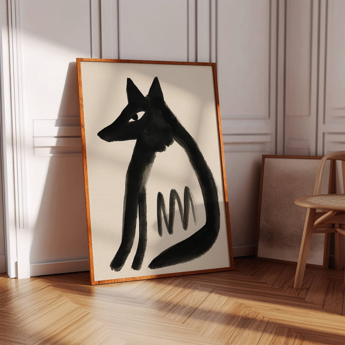 Midnight Fox Speaks Ancient Signs