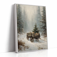 Winter Wagon Carries Forest Memories