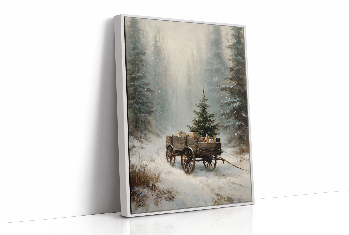 Winter Wagon Carries Forest Memories