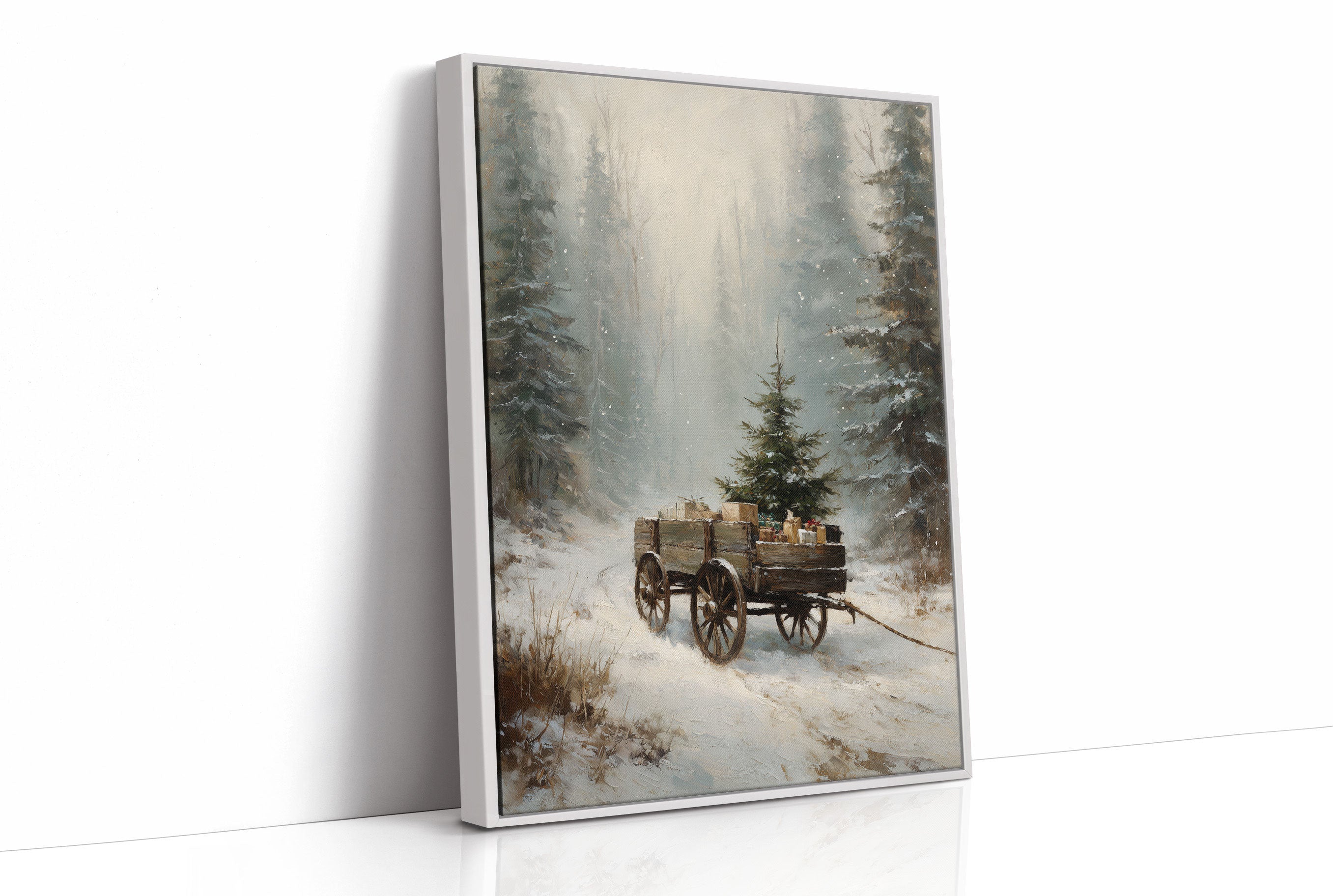 Winter Wagon Carries Forest Memories