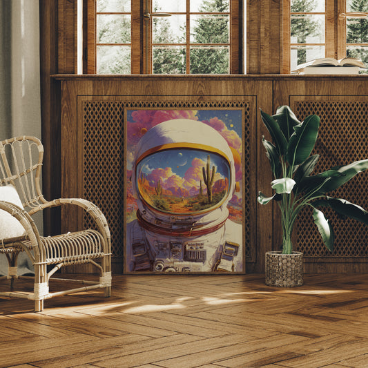 Space Cowboy's Desert Dream Reflection