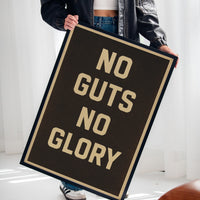 No Guts No Glory Vintage Poster
