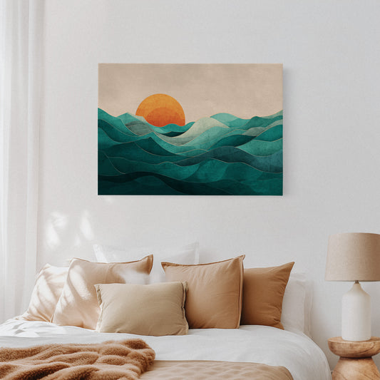 Sunset Over Whispering Waters