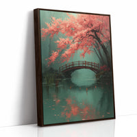 Cherry Blossoms Bridge Urban Sanctuary