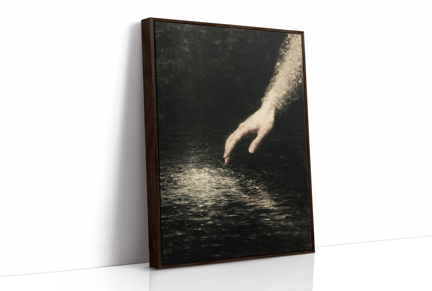 Fingertip and Moonlit Water: A Renaissance Study