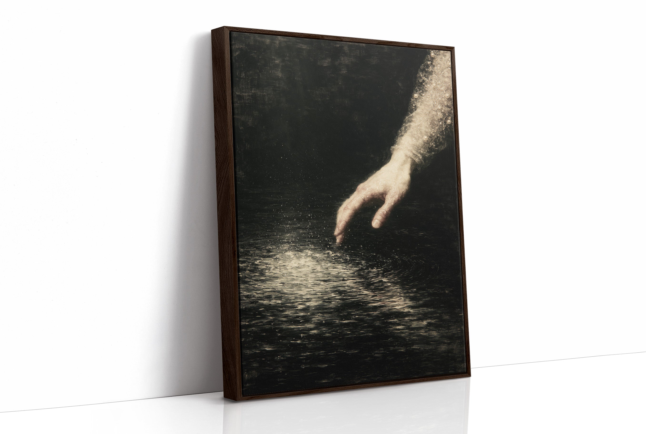 Fingertip and Moonlit Water: A Renaissance Study