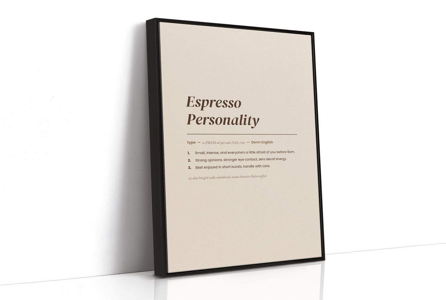 Espresso Personality