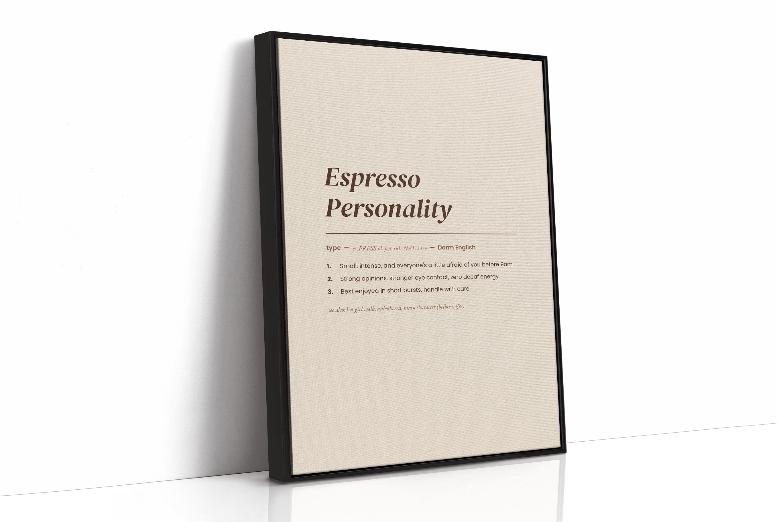 Espresso Personality