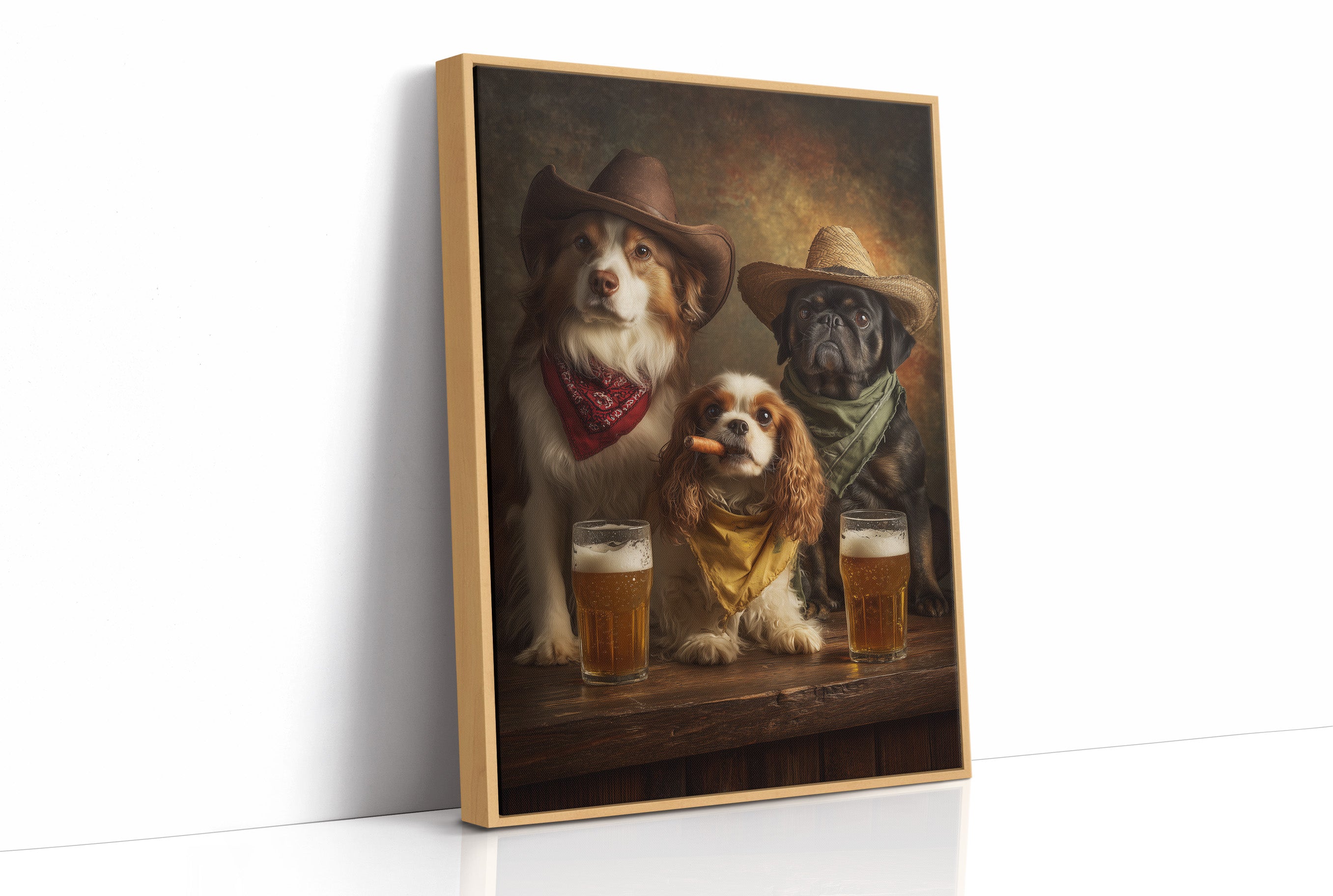 Three Dogs at Sundown Saloon