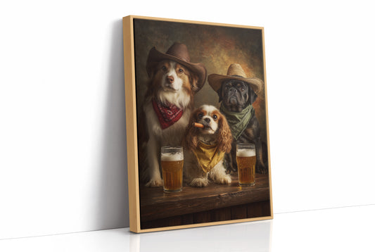 Three Dogs at Sundown Saloon