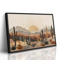 Saguaros Dance At Dawn's First Light