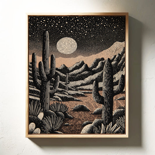 Under the Desert's Celestial Veil