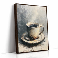 Morning Steam: A Coffee Cup Still Life
