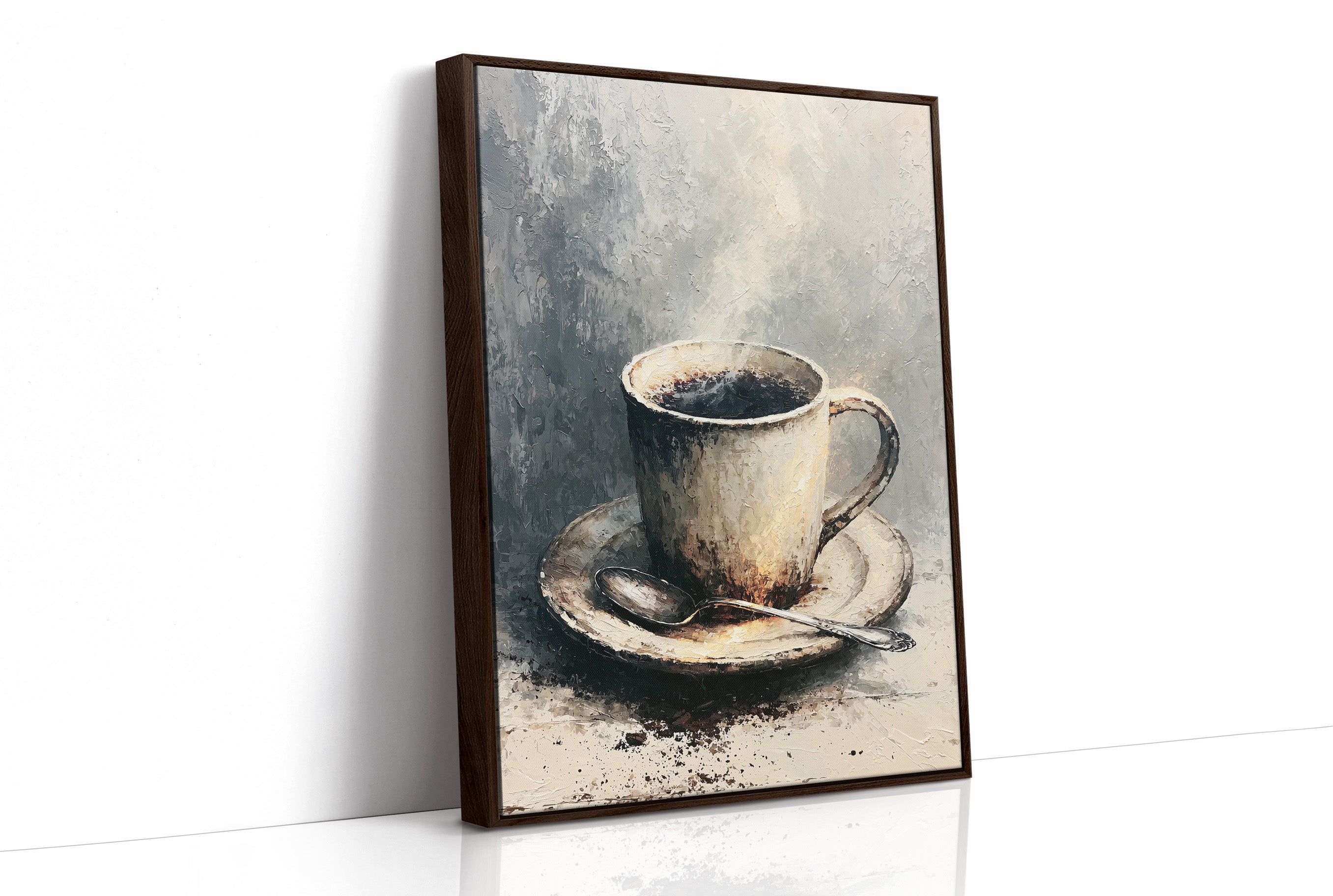Morning Steam: A Coffee Cup Still Life