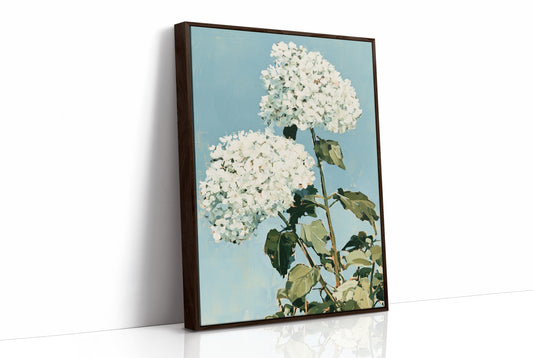 White Hydrangea Sky Bloom
