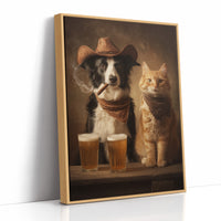 Saloon Companions at Sundown
