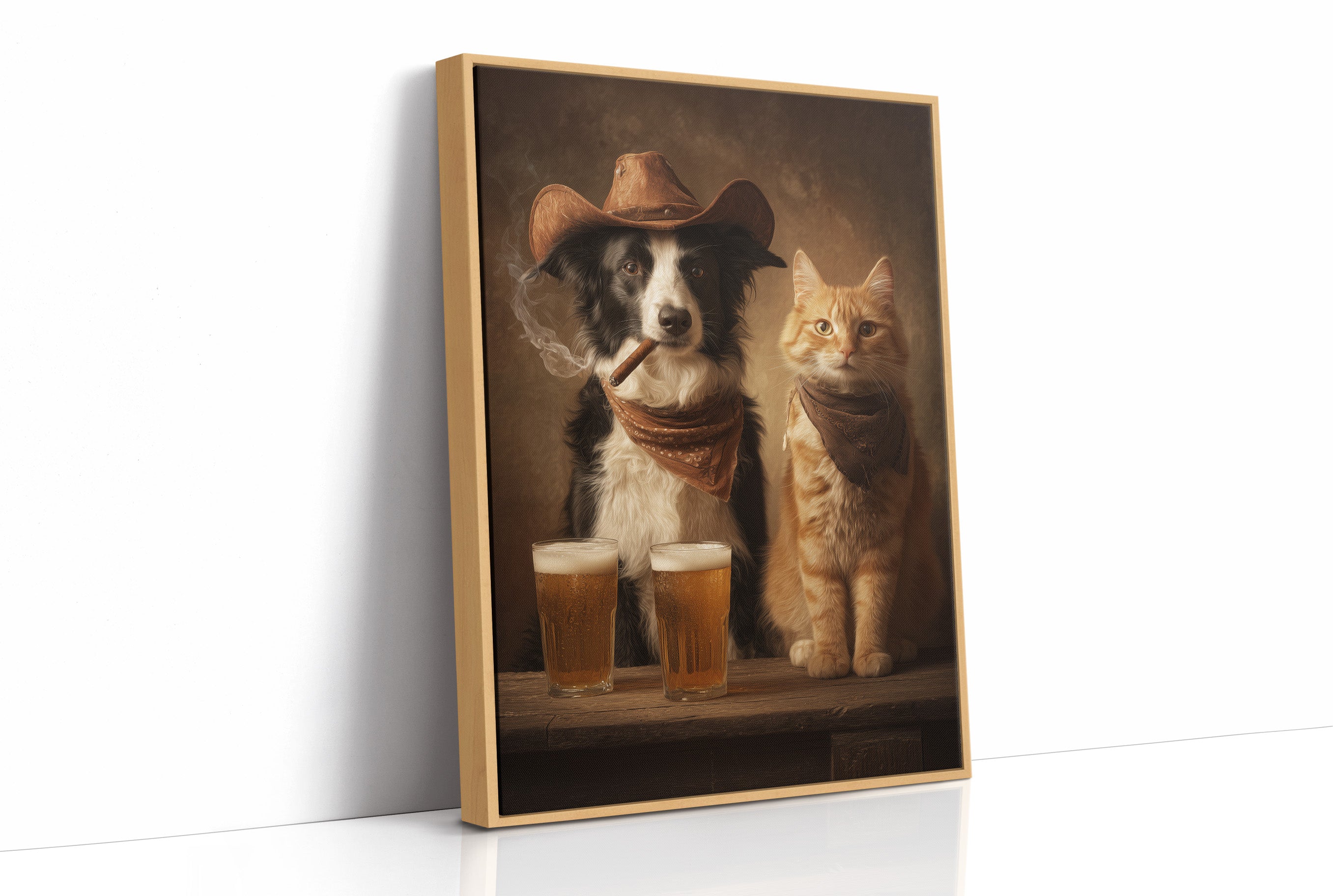 Saloon Companions at Sundown