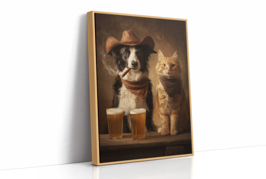Saloon Companions at Sundown