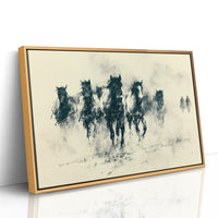 Herd Emerging From the Dust