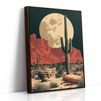 Desert Moon — Red Rock Valley Screenprint