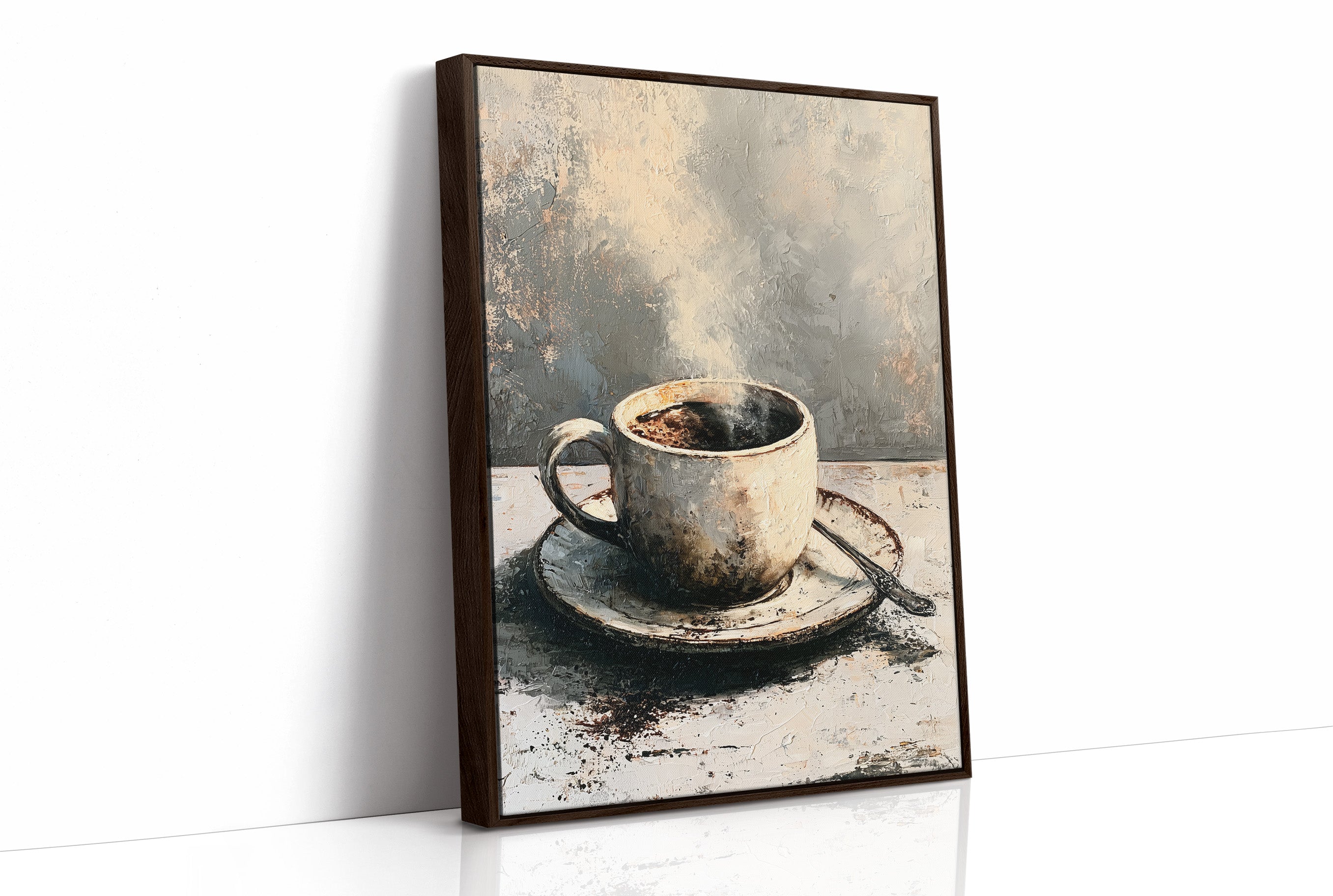 Weathered Brew: A Rustic Coffee Still Life