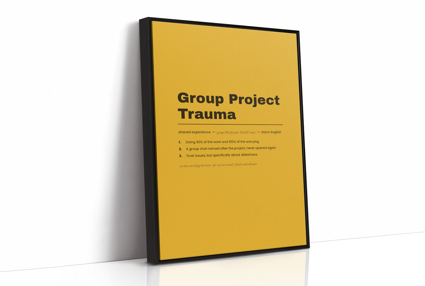 Group Project Trauma