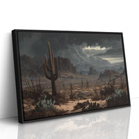Moonlight Dances With Desert Giants