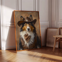 Rough Collie Sheriff of the High Plains