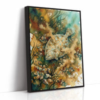 Sandy Camouflage: Watercolor Flounder Study