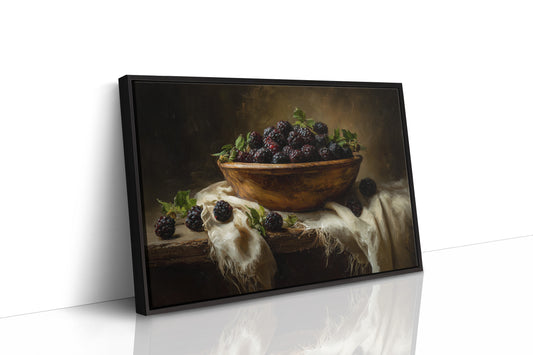 Blackberry Harvest Among Literary Treasures